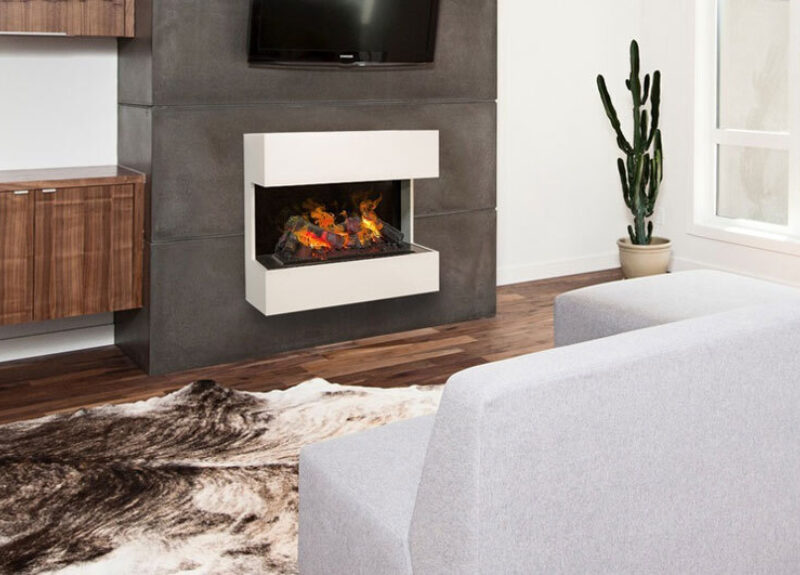 Nero, modern fireplace